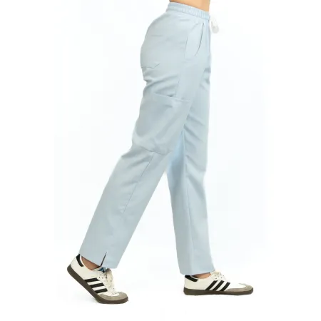 Spodnie medyczne SCRUBS MEDI TEDDY - COSTA BABY BLUE